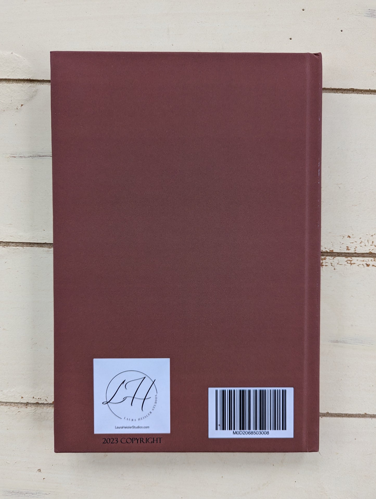 Sermon and Bible Study note-taking journal book with art by Laura Heisler Studios.