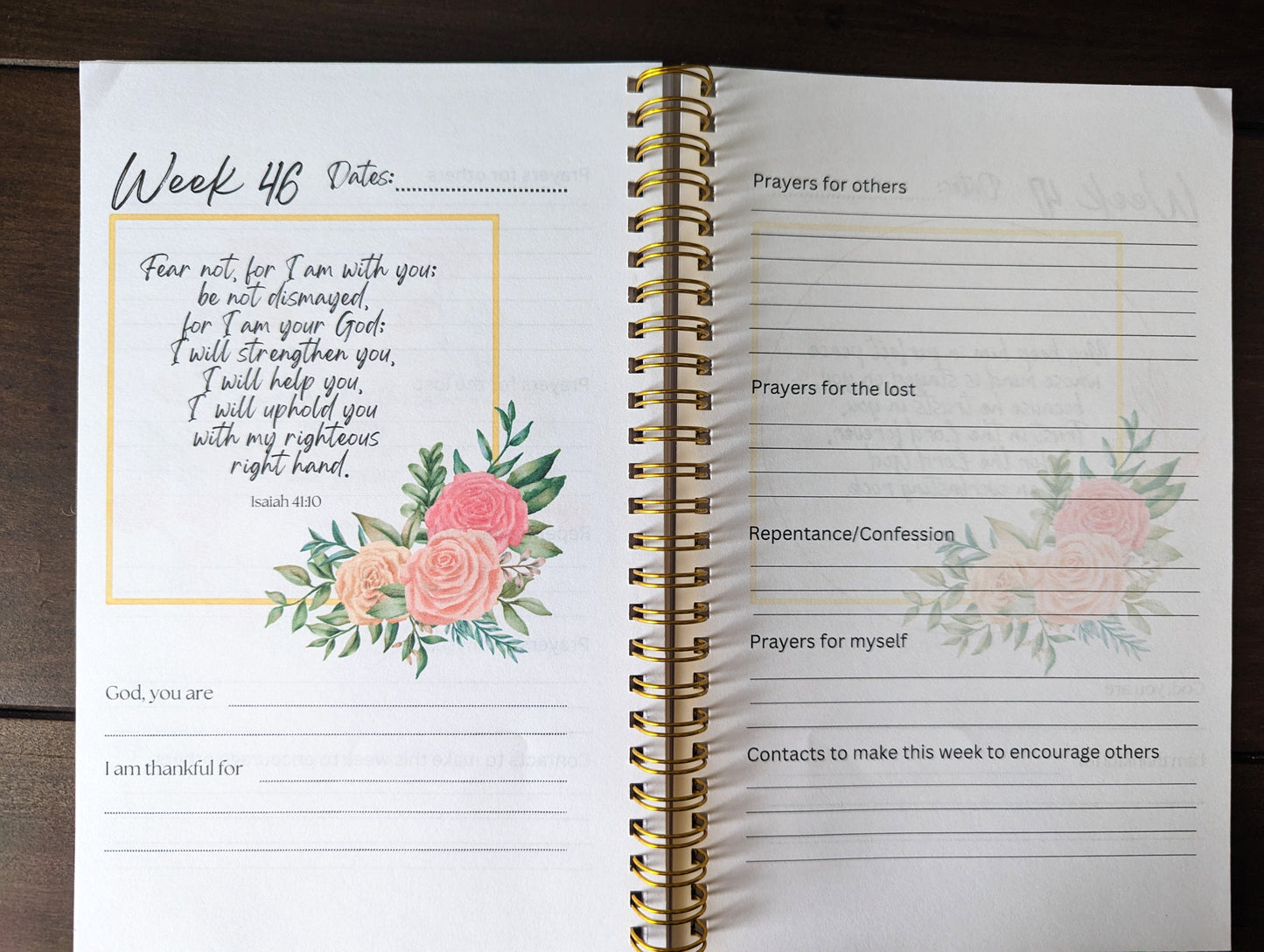 Prayer Journal - 52 weeks
