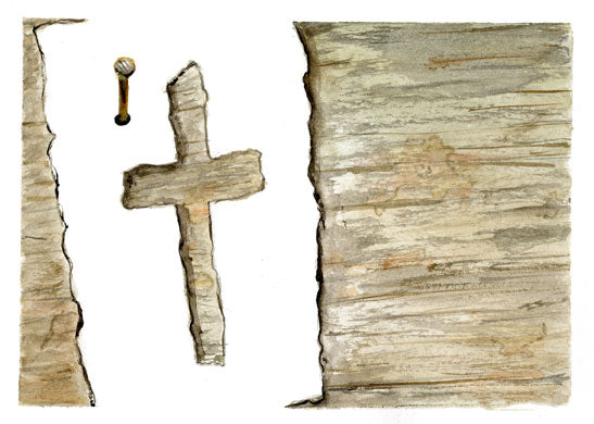 Paper Cross Giclee Print