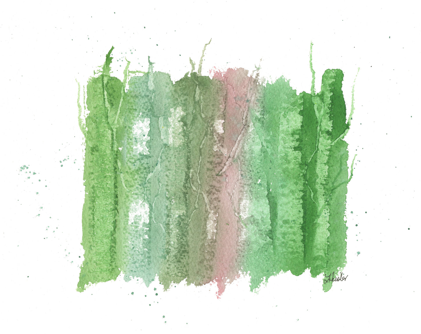 Spring Trees Giclee Print