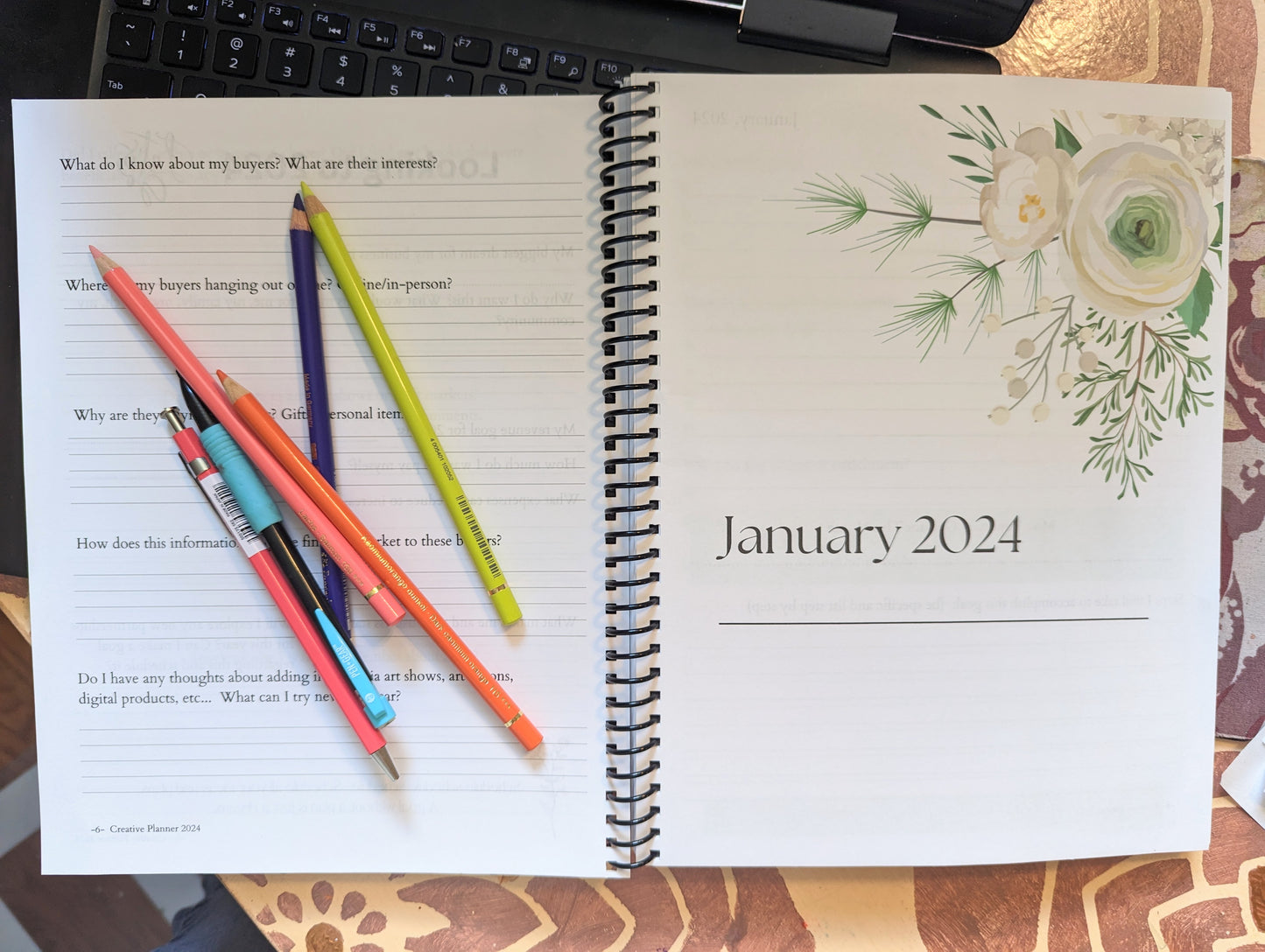 2024 Creative's Planner, A Planner for Small Business Creatives