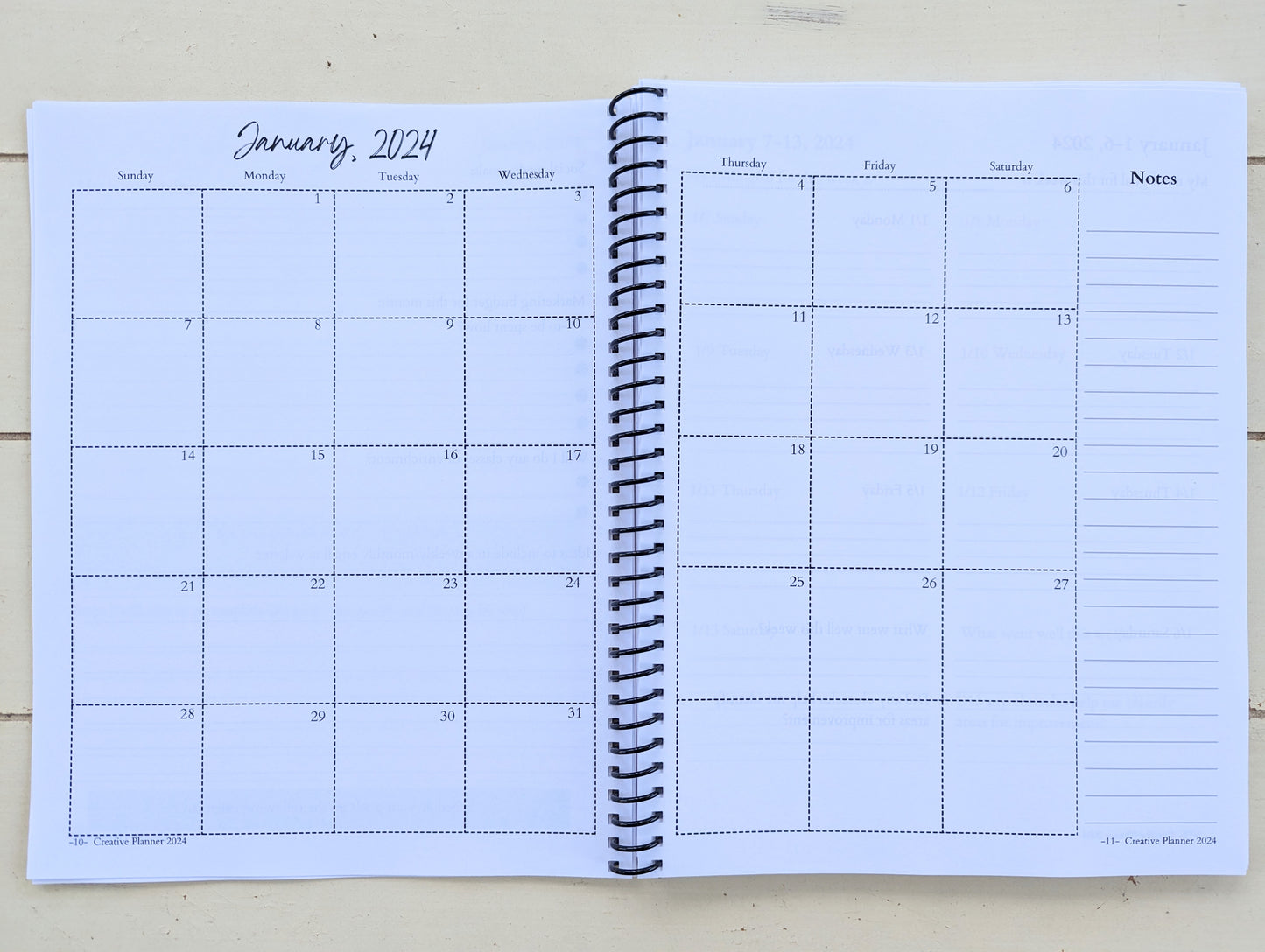 2024 Creative's Planner, A Planner for Small Business Creatives - DOWNLOADABLE VERSION