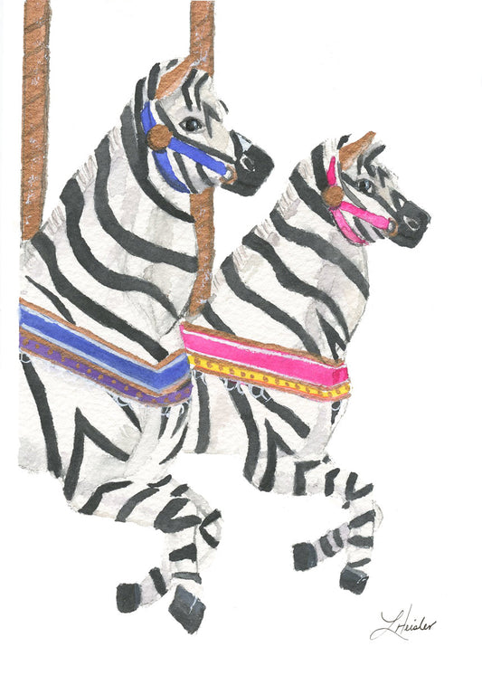 Carousel Giclee Print