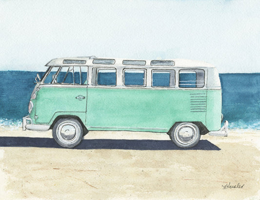 VW Van, Giclee Print